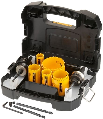 DEWALT DT90353-QZ Gatenzaagset 22 mm, 29 mm, 35 mm, 44 mm, 51 mm, 64 mm, 68 mm Taai 11 stuk(s)