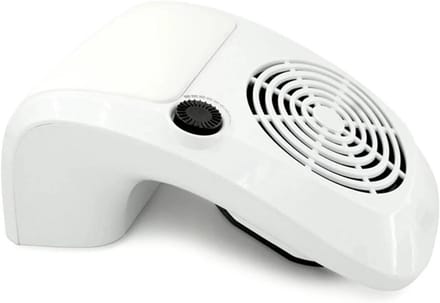 Nagelstofzuiger - Manicure Collector - Nagelstyling - Verstelbare Krachtige Ventilator - 40W - Wit