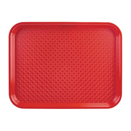 Olympia Kristallon polypropyleen dienblad rood 45 x 35cm