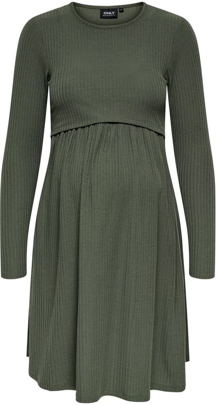 ONLY - OLMMALAYA BASE LS O-NECK NURSING DRESS - Dames - Mini jurken
