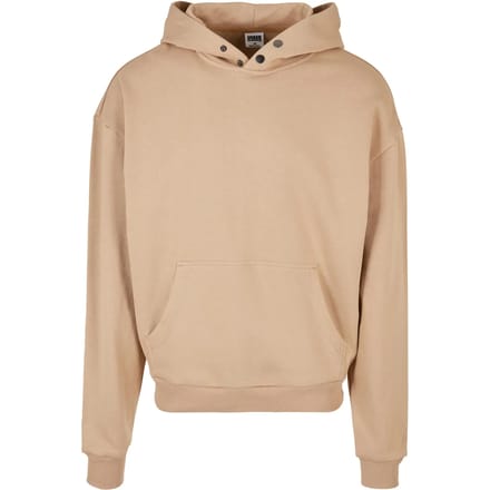 Urban Classics - Snap Hoodie/trui - L - Beige