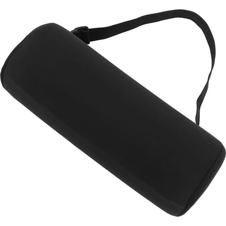 Lendenrolkussen met elastische banden ter verbetering van de houding, lendensteunkussen voor bureaustoel, auto black