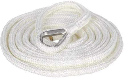 Plastimo Set Met Gevlochten Aanmeerlijn Met Oogsplits 9 M Beige 14 mm