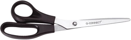 Q-CONNECT schaar, linkshandig, 21 cm, op blister 15 stuks