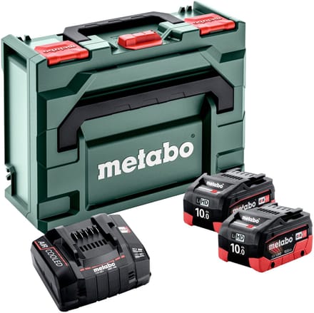 Metabo 685142000 18V LiHD accu starterset (2x 10Ah) + lader
