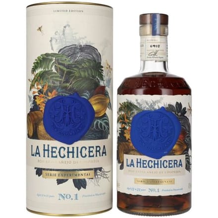 La Hechicera Ron Extra Añejo de Colombia SERIE EXPERIMENTAL No. 1 43% Vol. 0,7l in geschenkverpakking
