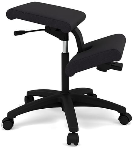 Variér Wing Balans Kniestoel met Wielen – Zwart