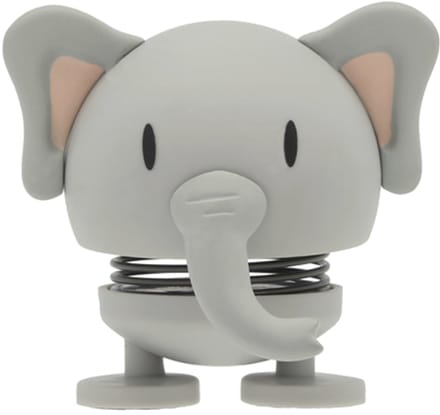 Hoptimist Soft Elephant Hoptimist 6,5 x 7,3 x 6 cm cm S Grey