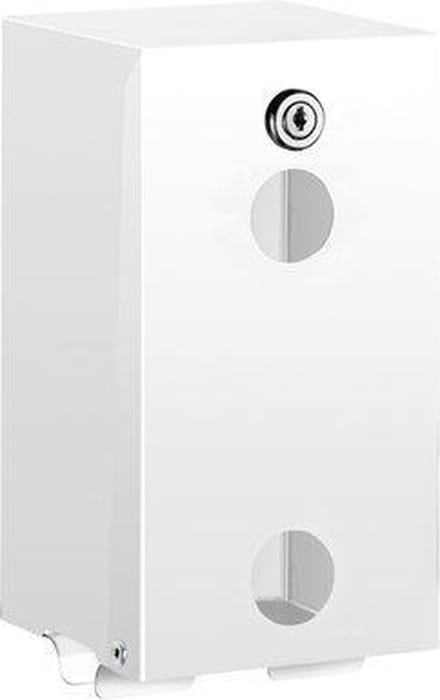 Delabie Toiletpapierverdeler 2 Rollen Rvs 304 Wit Epoxy