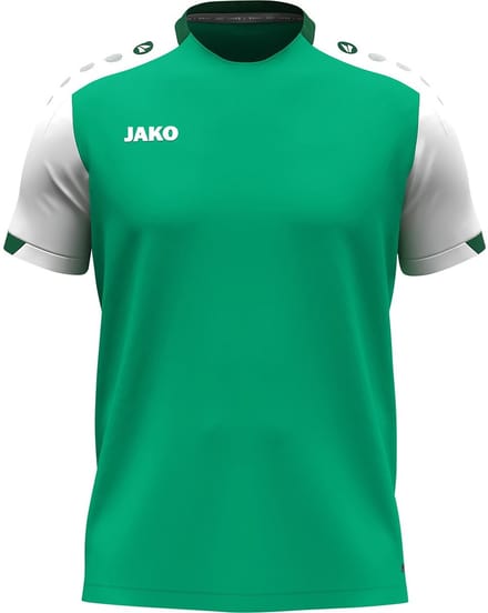 Jako Dynamic T-Shirt Kinderen - Groen / Wit / Donkergroen | Maat: 116