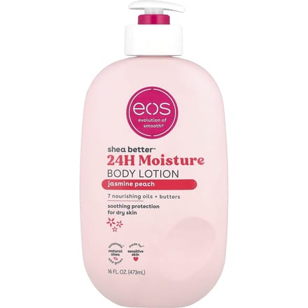 Shea Better™, 24H Hydratatie, Bodylotion, Jasmijn Perzik, 473 ml (16 fl oz) white