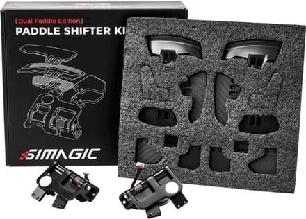 SIMAGIC S410 - Gaming Shifter - Dubbele Magnetische Paddle Shifters - Metaal en Carbon