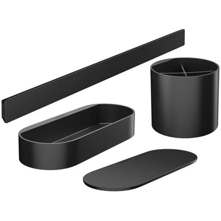 Hansgrohe WallStoris - Badkamer accessoireset, mat zwart 27968670