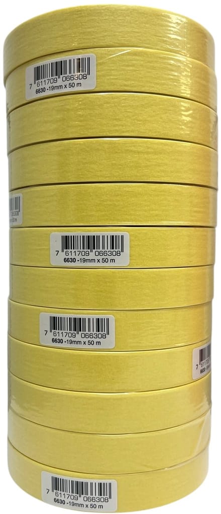 Permafix 124 PRO Pak met 12 Rollen Afplaktape 19 mm x 50 Mtr.