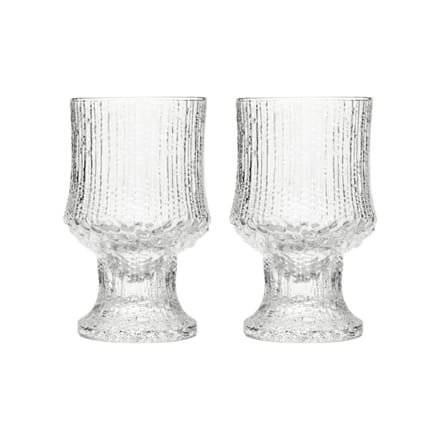 Iittala - Ultima Thule rood wijnglas - transparant