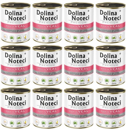 Dolina Noteci Premium - Hond natvoer - Cielęcina - Groen Erwt - Omega-3