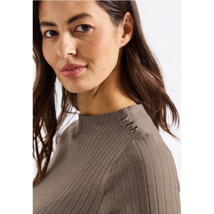 Col shirt met knopen