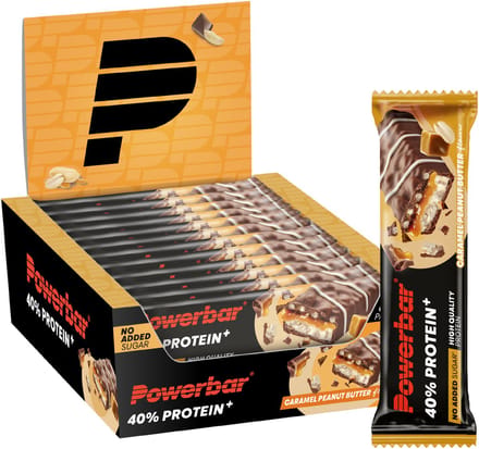 Powerbar eiwitreep | 40% Protein | Low Sugar | Caramel Peanut Butter - 40g (12 stuks)