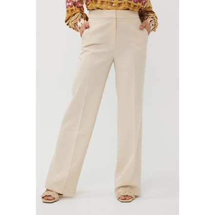 EsQualo Trousers Straight Basic Sand Größe: 36 | Stoffhosen Outlet | Damen | Braun