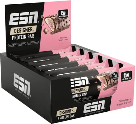 ESN Designer Protein Bar Strawberry Yogurt (12 x 45 gr)