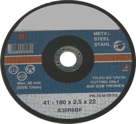 Metalen doorslijpschijf 230X2,5mm