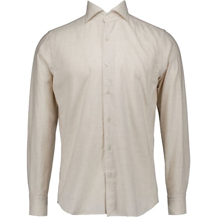 Xacus Washed Shirt Lange Mouw Overhemden Ecru 721ml/91175