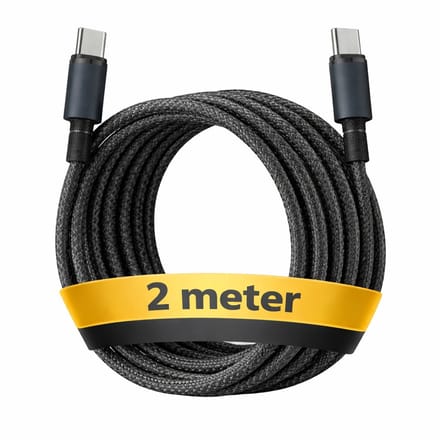 USB C kabel 100W - USB C naar USB C - USB-C kabels - USB C kabel naar USB C - Oplaadkabel USB C - USBC kabel - Universeel - 2 Meter