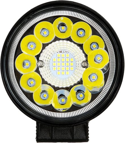 Verstraler LED 33W - Ø 112mm x 45mm | Combo (Spot + Flood) - 12V & 24V DC | daglichtwit 6500K | IP67