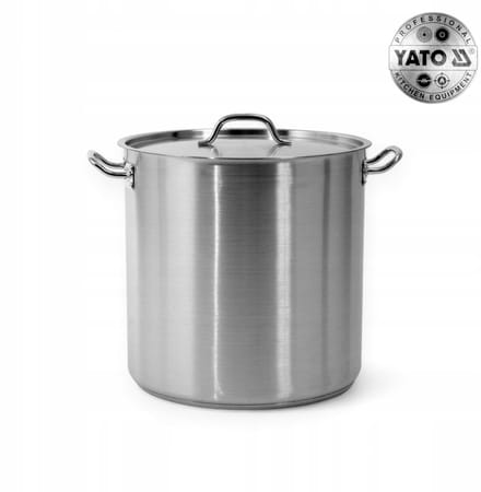 Yato Hoge RVS Pan met Deksel 40x40cm 50,3L