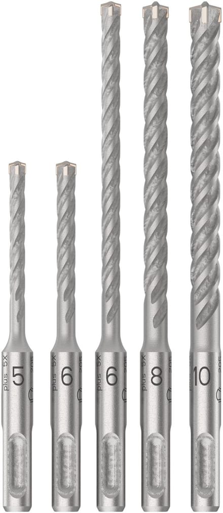 Bosch Accessories 2608833910 2608833910 Hamerboorset 5.0 mm, 6.0 mm, 6.0 mm, 8.0 mm, 10.0 mm 1 stuk(s)
