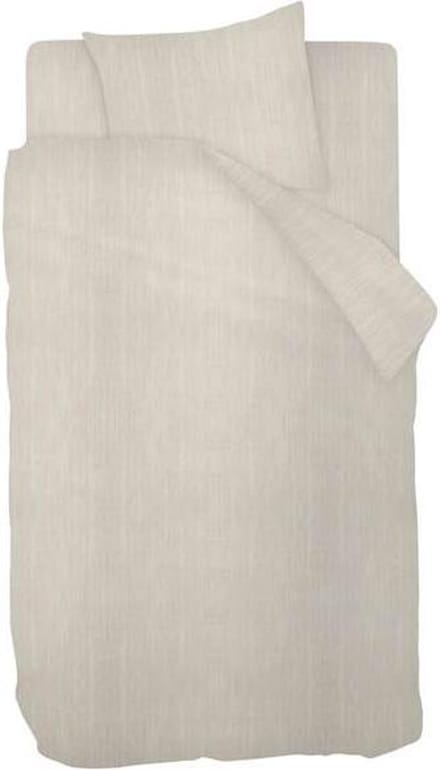 Snoozing Brigitte - Dekbedovertrek - Eenpersoons - 140x200220 cm + 1 kussensloop 60x70 cm - Beige