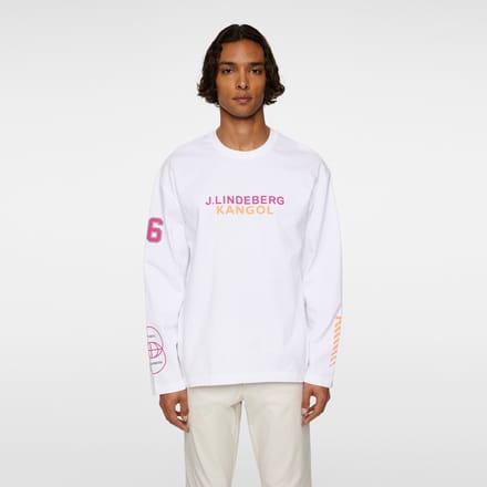 JLindeberg Kangol Davie Longsleeve Heren-Wit
