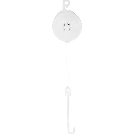 10 stuks/set Plant Yoyo met stopper, intrekbaar met 5ft transparant touw white