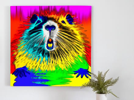 Not a real rat | Not a real rat | Kunst - centimeter op | Foto op | Not a real rat | Not a real rat | Kunst - centimeter op | Foto op | Forex | 60 × 60 cm