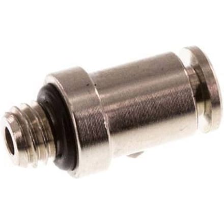 3mm x M 5 Messing Insteekfitting Buitendraad NBR [2 Stuks]