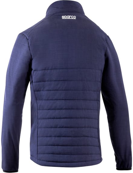 Sparco Frame Jas 100GR Jas - Zwart/Marineblauw