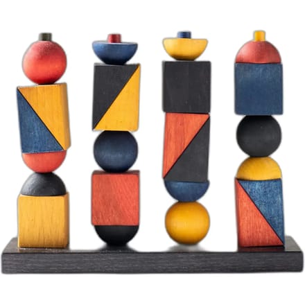 Modern Stapelspel Y Wooden Story