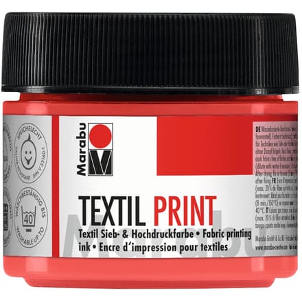 Marabu Textiel Print - Pyrrolrood