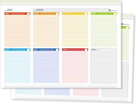 Maxi Weekplanner Bureauonderlegger (2 stuks) - Grote Weekplanning voor Kantoor en Organizer