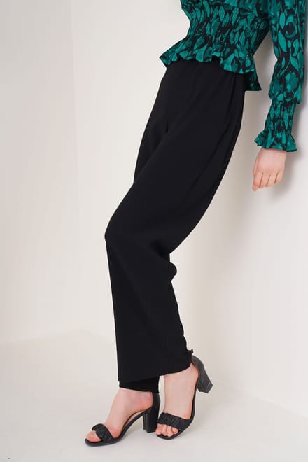 Getextureerde Relaxed Fit Gebreide Broek