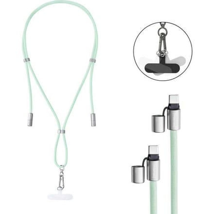 Intenso 7991007 USB-C-kabel USB 2.0 USB-C stekker, USB-C stekker 1.65 m Green Telefoonkoord