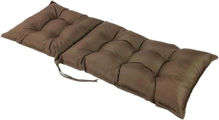 Tuinstoel Kussen - Schommelbank Pad - Buiten Ontspannen - Waterdichte Polyester - 120x50cm - Bruin