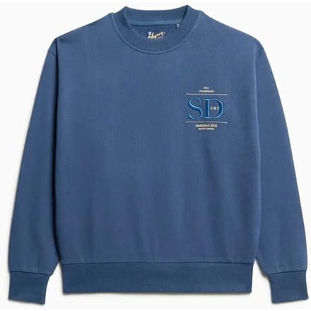 Superdry - Luxe Metallic sweatshirt met losse pasvorm - Dames - Truien