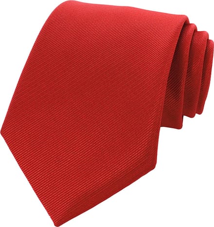 Sorprese Stropdas - Rood - 100% Zijde - Stropdassen voor heren - Cadeau