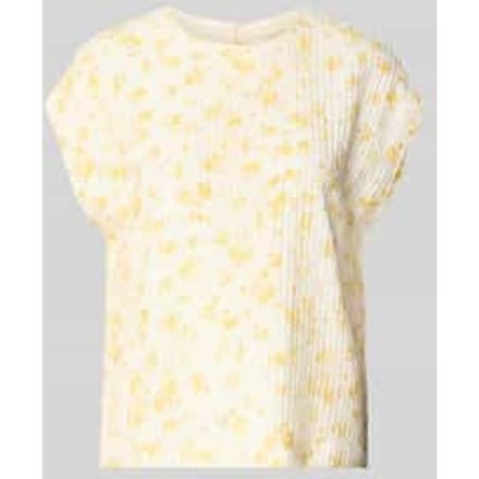 Regular fit blousetop met structuurmotief, model 'Falisha'