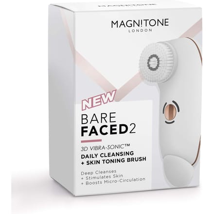 Magnitone Barefaced 2 3D Vibra-Sonic Daily Cleansing Brush Borstel White
