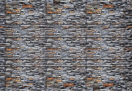 Fotobehang Stone Wall | PANORAMIC - 250cm x 104cm | 130g/m2 Vlies