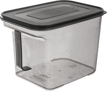 Voedselcontainer Strooibus GREY 2,75 l - Container voor Losse Producten - Keuken - Voedsel - Doos