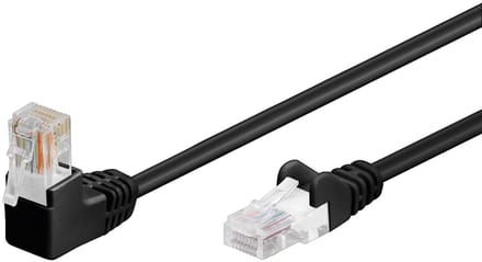 Wentronic CAT5E Netwerkkabel - RJ45 - zwart - 2 m