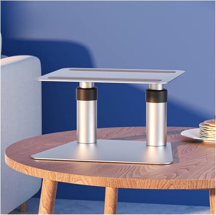 Projector Beugel - Desktop Houder - Kantoor Presentaties - Intrekbare Lifting - Aluminium - Zilver/Grijs